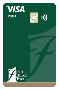 First Bank & Trust personal Visa debit card
